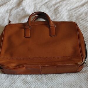 Jack Spade Tan Leather Briefcase